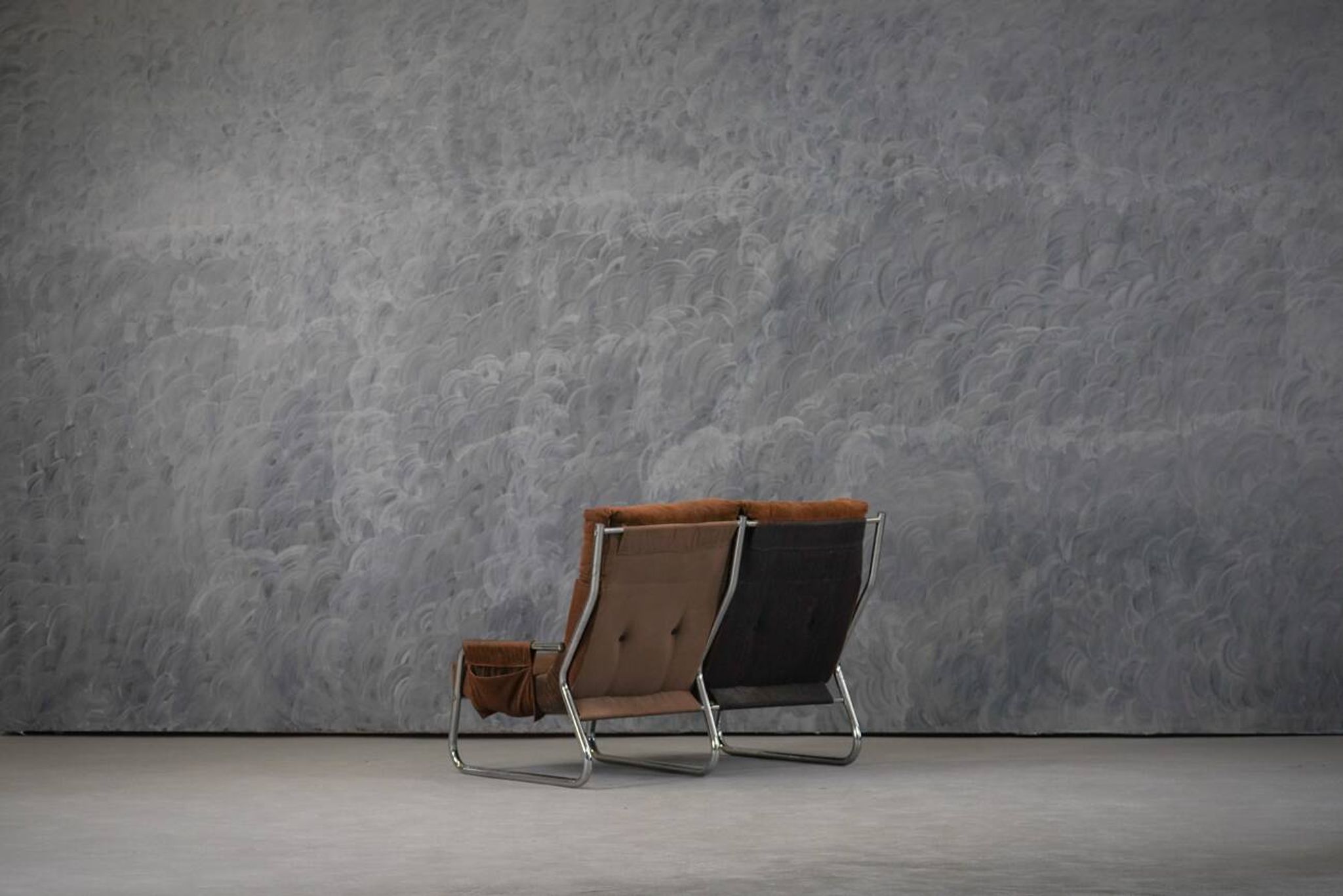 Mid-century armchair and sofa set by Gillis Lundgren Ikea Sweden 1970s