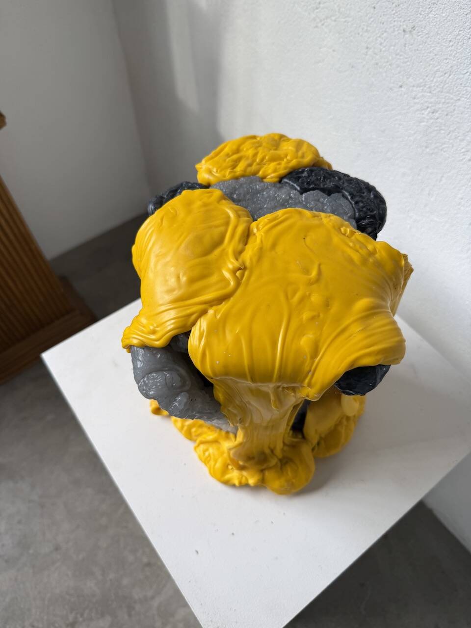 Resin fish sculpture