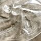 80s glass oyster plates
