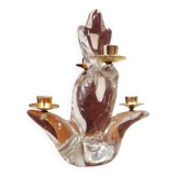 Schneider crystal candlestick - 4 light arms.