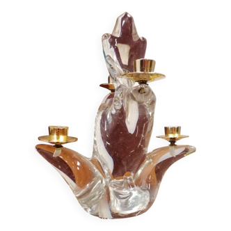 Schneider crystal candlestick - 4 light arms.