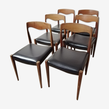 6 chaises style scandinave