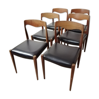 6 chaises style scandinave
