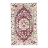 Tapis persan vintage bordeaux pour chambre classique 6x9, 175x282 cm SK5137