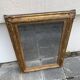 Old style mirror Restoration in gilded stucco wood, 80 x 59 cm