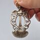 Cuillère coquille en argent 800 religieuse Italie Padoue années 1950