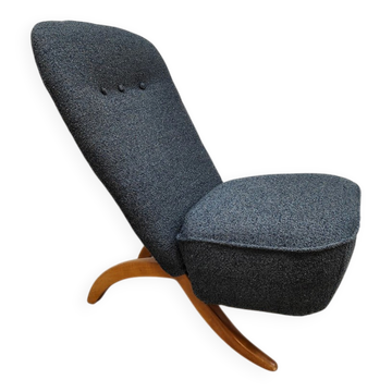 Chaise Congo vintage design néerlandais Theo Ruth Artifort