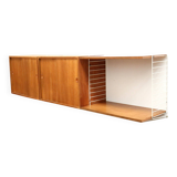 Vintage wall system / wall unit / sideboard by Nisse Strinning for String, Sweden 1950