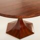 Carlo de Carli round rosewood table, 1960s