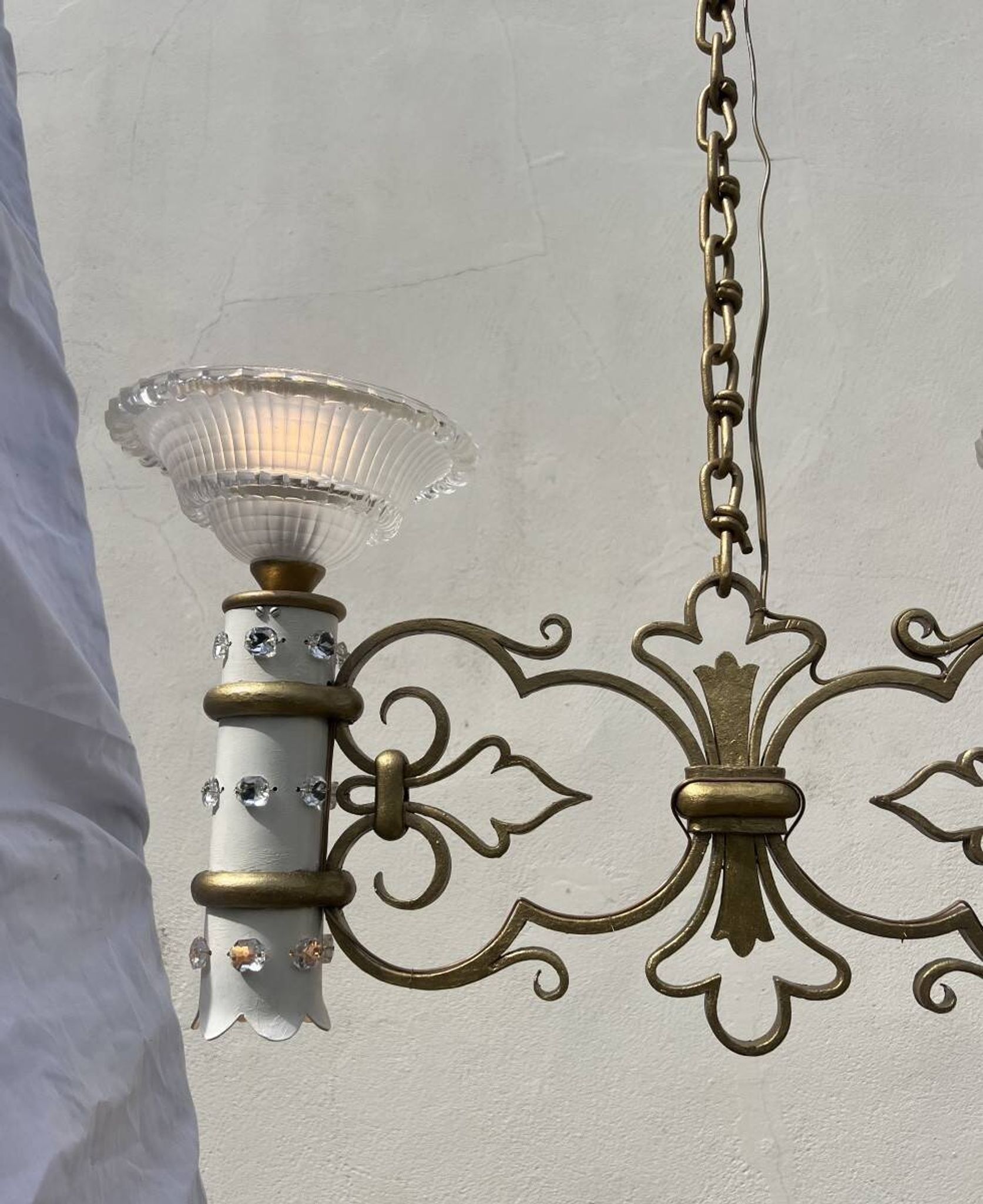 Lustre Art Déco attribué à M. Zadounaisky billard