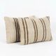 Set of 2 vintage kilim cushion covers 41x61 cm