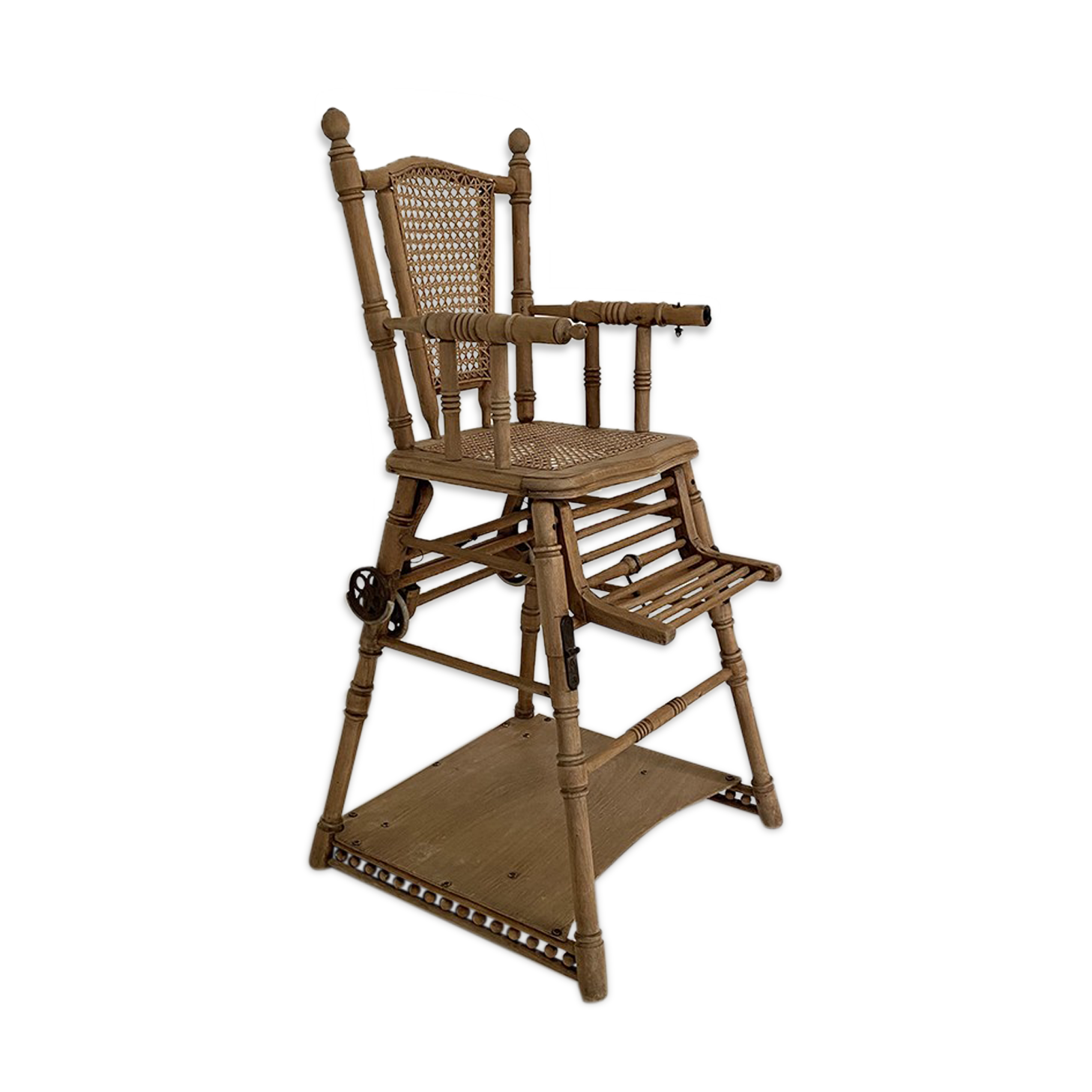 Chaise haute enfant vintage 1950