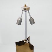 Cosack space age lamp in folded brass
