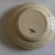 Set of 4 ivory Sarreguemines plates with gadroons