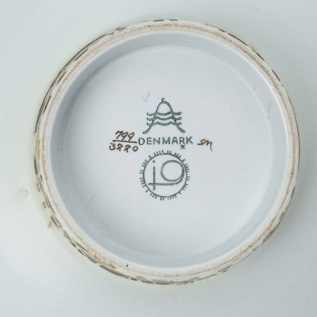 Baca series earthenware cup by Johanne Gerber for Aluminia