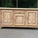 Brutalist art deco diamond-point sideboard 200cm