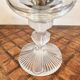 Pair of Lalique FRANCE crystal tealight holders – “Ouragan” model