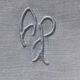 AP embroidered square tablecloth with 6 towels