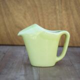 Saint Clement pitcher, modernist pitcher, yellow ceramic pitcher