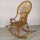 Rocking-flesh rattan vintage