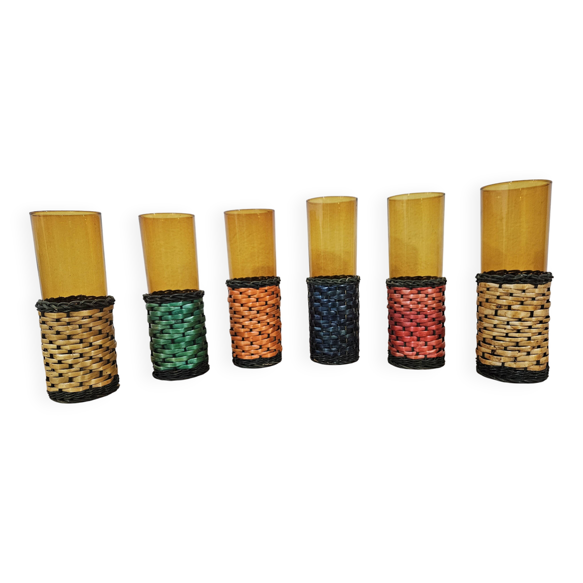 Large vintage glasses - 70's design