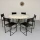 Table ronde en marbre T69 design Osvaldo Borsani pour Tecno an 70