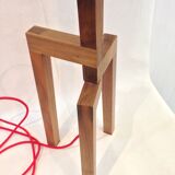 Table lamp in walnut 1980