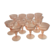 Coupes de champagne rose