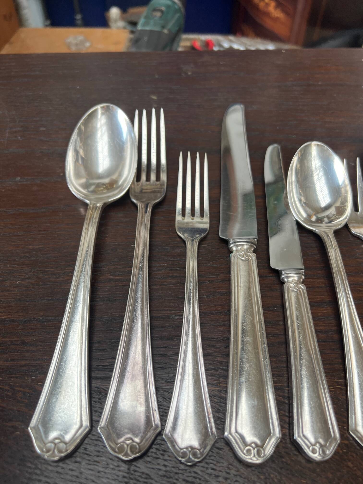 Wiskerman cutlery for 12 people - 127 pieces.