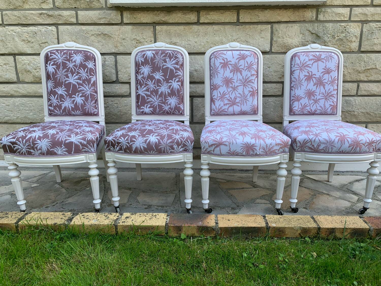 4 Napoleon III chairs
