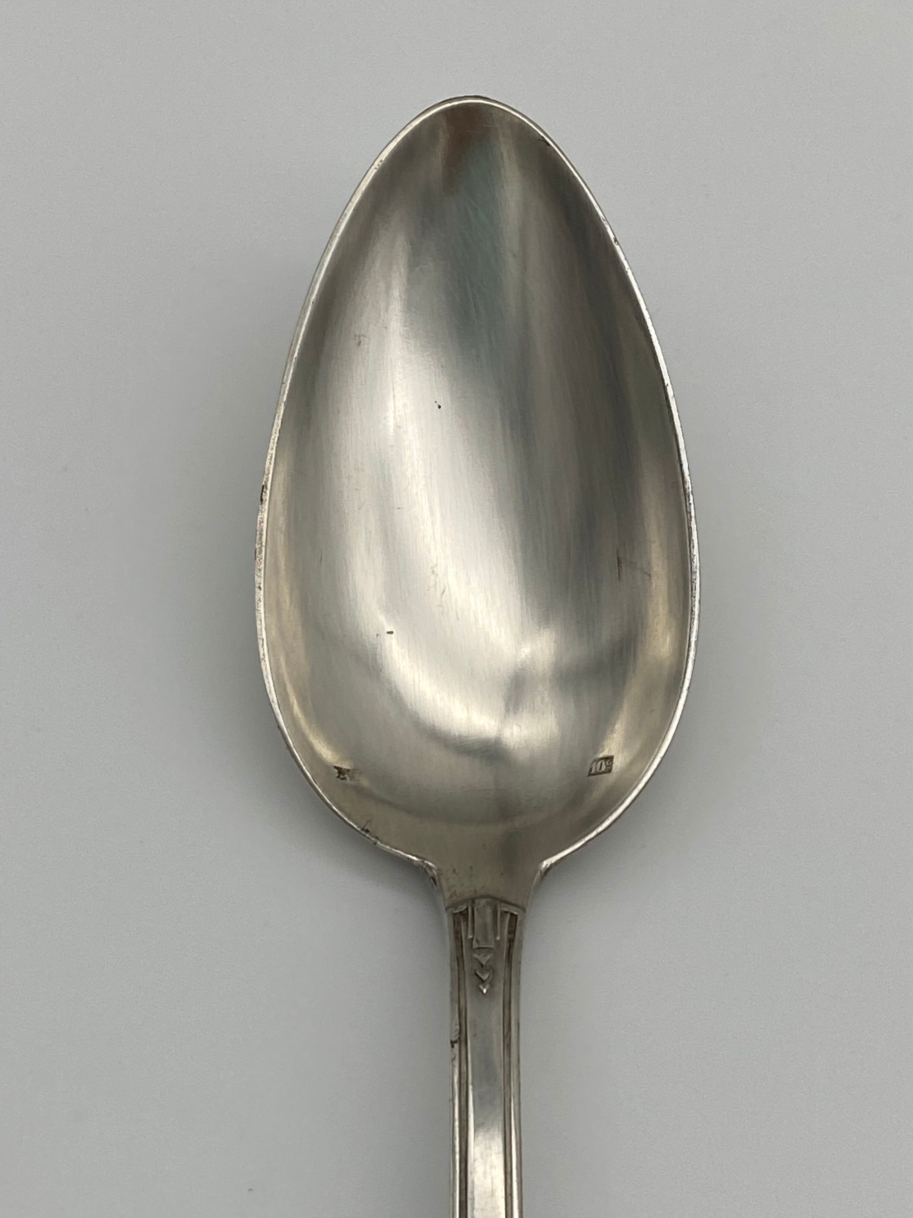 Couverts Art Déco en metal argenté