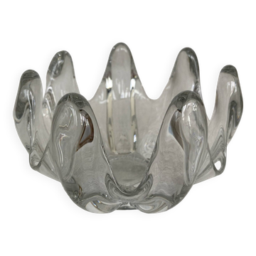 Vide poche / bougeoir en cristal