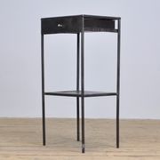 Steel hospital bedside cabinet, 1920's