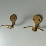 Pair of hooks vintage coat rack