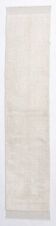 2x10 Neutral White Wool Moroccan Runner Rug, 67x301Cm
