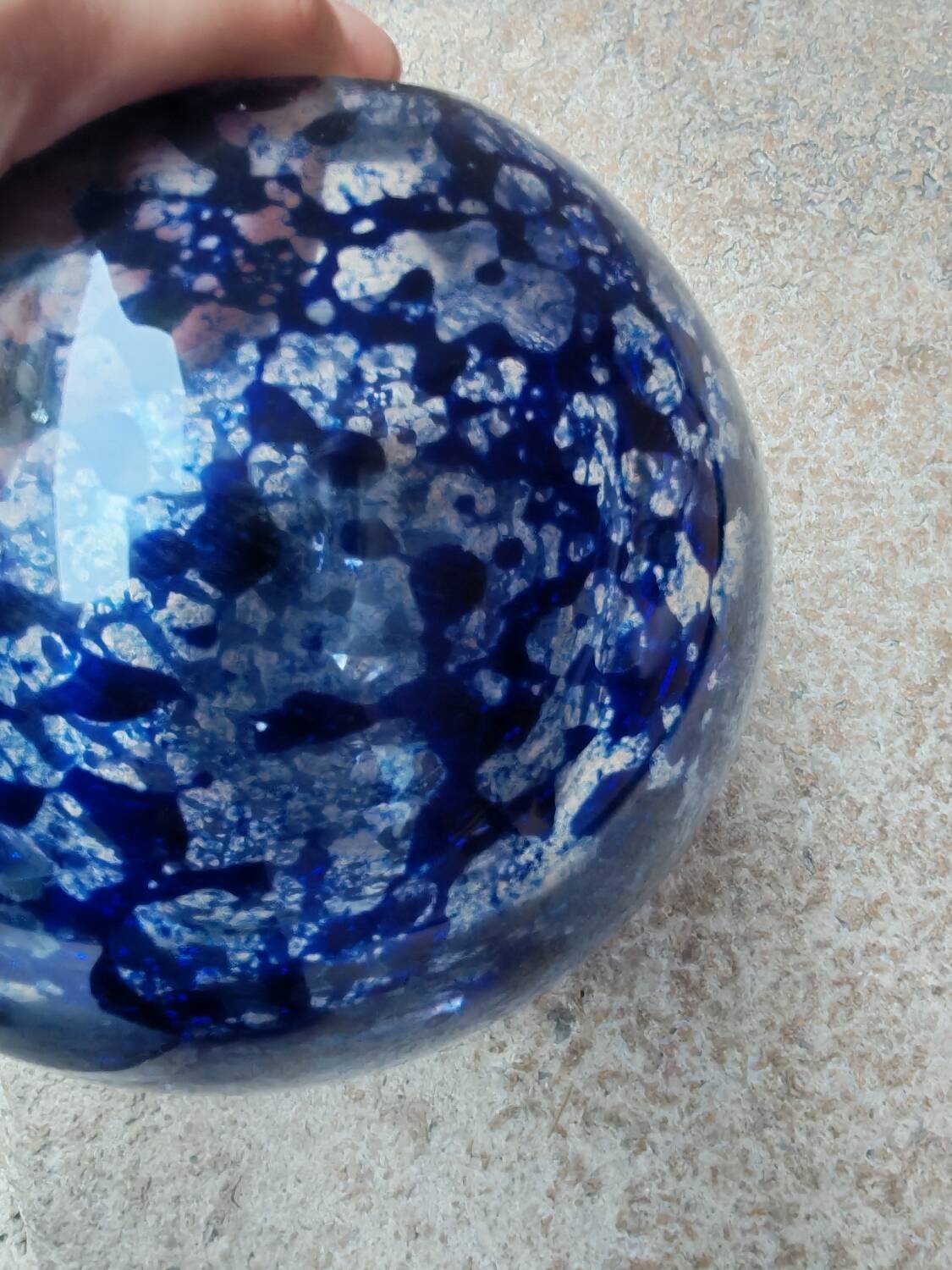Klein blue Murano vase
