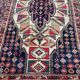 Handmade ancient Persian mazlaghan carpet