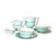 Tea service semi-porcelain céranord St Amand