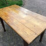 Rustic solid wood kitchen table
