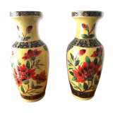 Pair of large Japanese vases