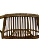 Ensemble vintage de 4 fauteuils club en rotin Rohe Noordwolde 1960