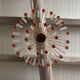 Murano lustre with drops and crystals