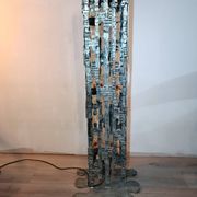 Brutalist floor lamp by Albano Poli for Poliarte, 1970s