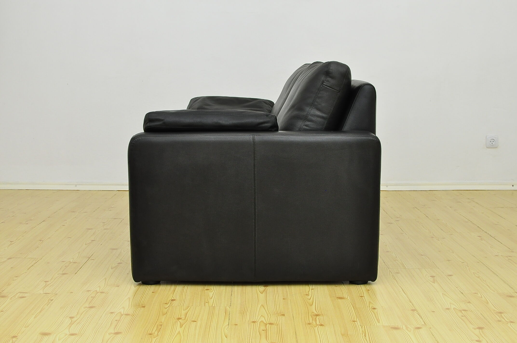 Conseta 2 seater leather sofa by Friedrich Wilhelm Möller for COR, 1964