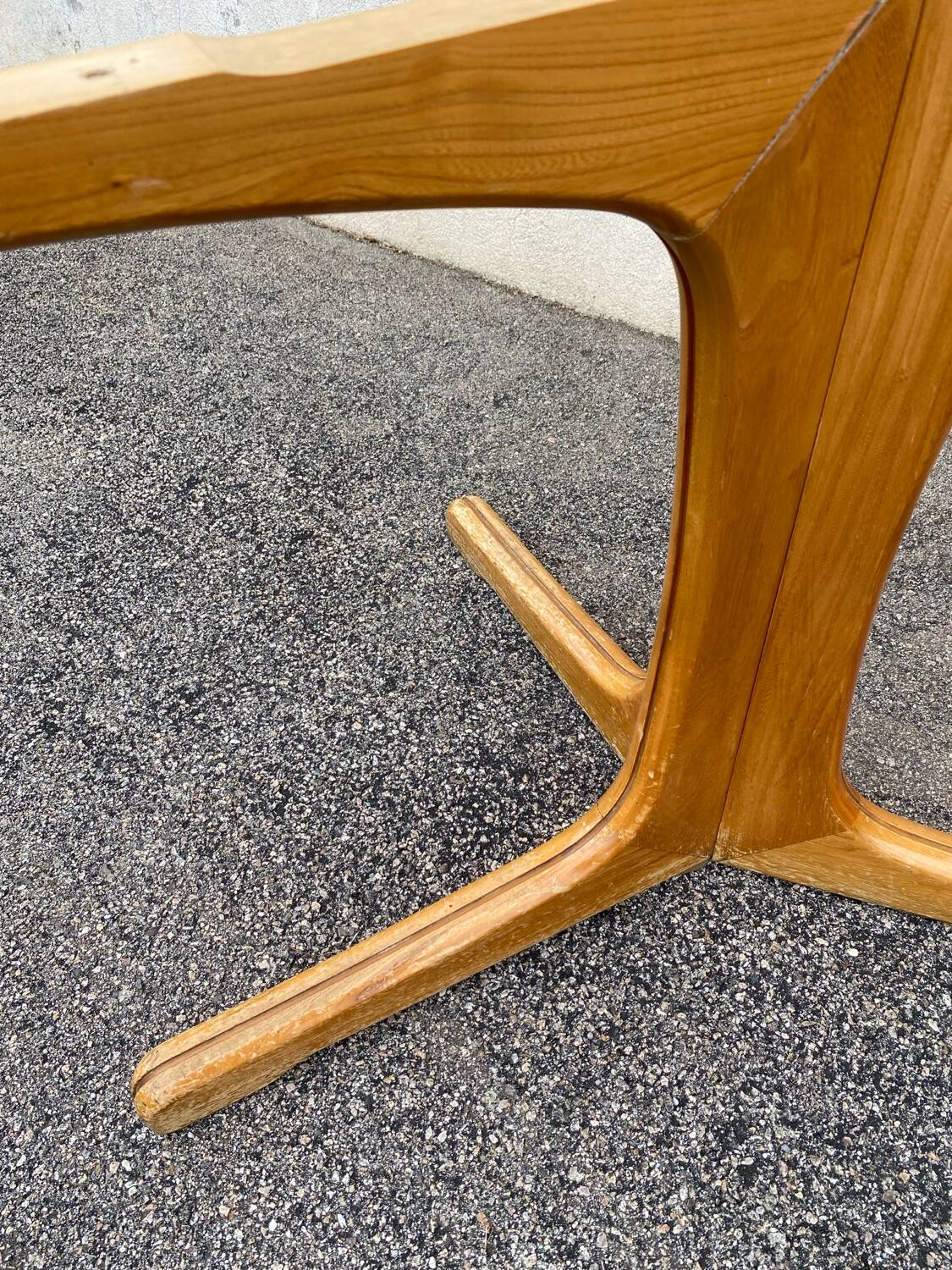 Baumann elm dining table