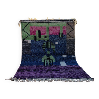 Tapis Beni Mrirt 100% Laine Naturelle – Luxe et Artisanat Berbère