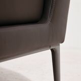 Visalia leather armchair by Coalesse