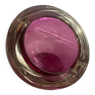 Saint Louis Vintage 70's Half-Sphere Crystal Ashtray