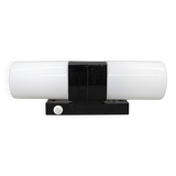 Mid-century Bakelite and opaline glass wall light, Czechoslovakia 1960s