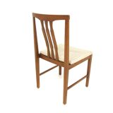 Set of 4 Scandinavian beech chairs, Helmer Petterssons Möbelaffär, Markaryd, Sweden, 1960